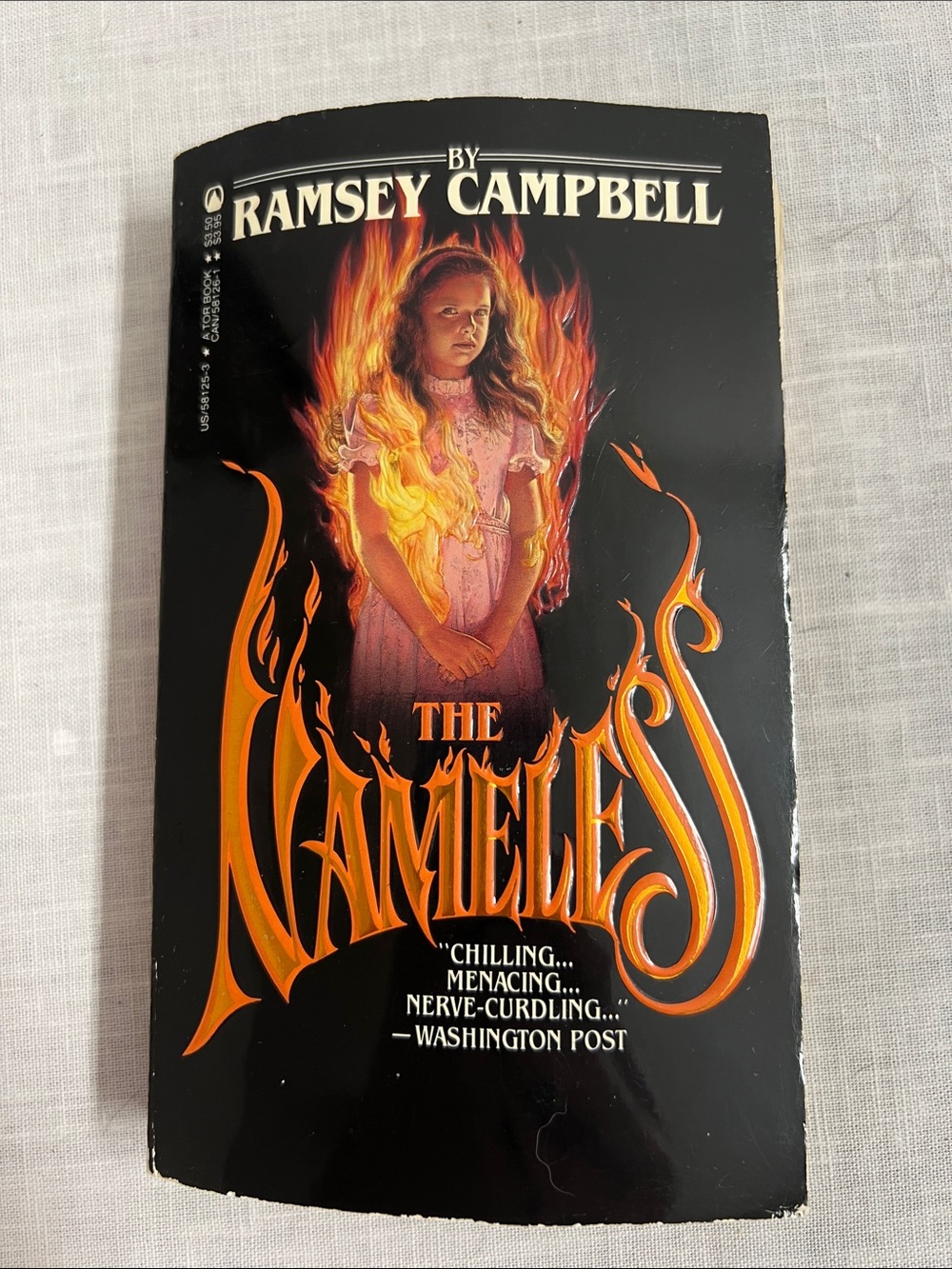 🌞 'The Nameless' by Ramsey Campbell Classic Vintage 80s Horror Paperback Book